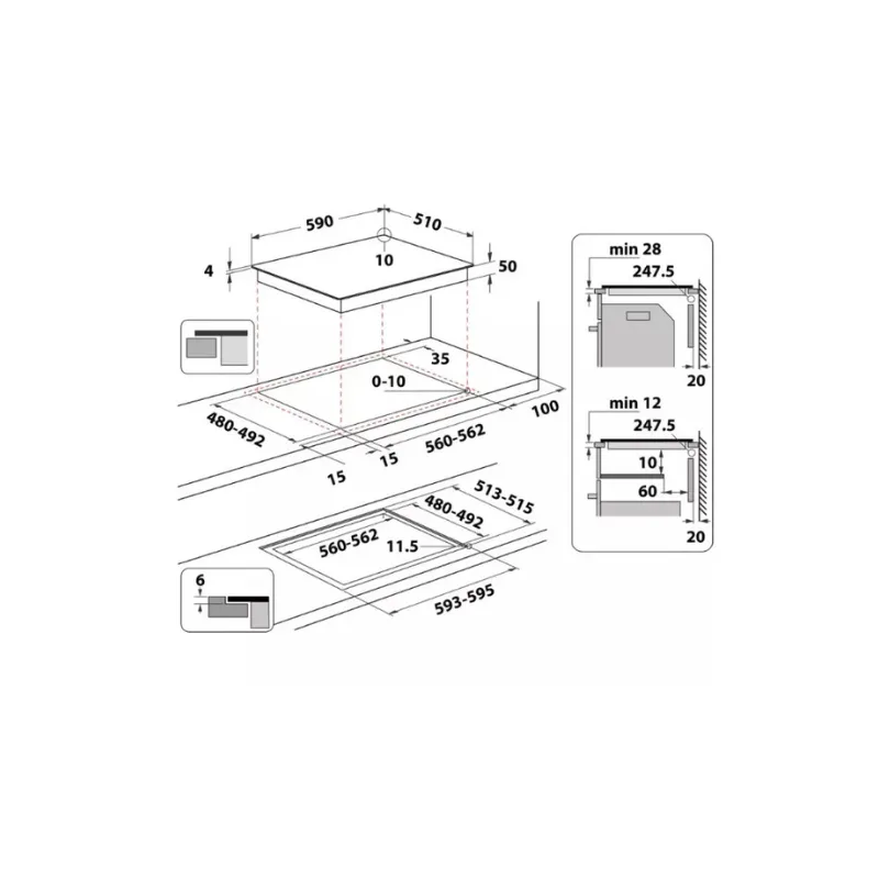 Taque Whirlpool - WSQ4860NE (3).webp