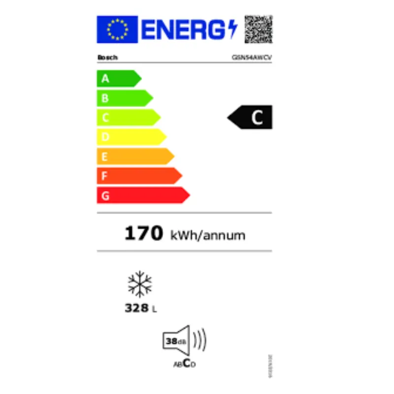 Congélateur BOSCH GSN54AWCV - Classe énergétique C- No frost.webp