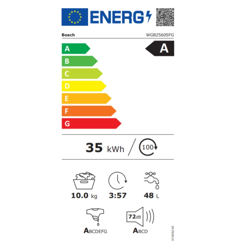 Machine à laver Bosch - 10KG - Classe énergétique A-30% - Exclusiv.webp