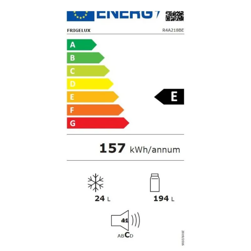 Frigo 1 porte Frigelux -R4A218BE - Classe énergétique E (1).webp