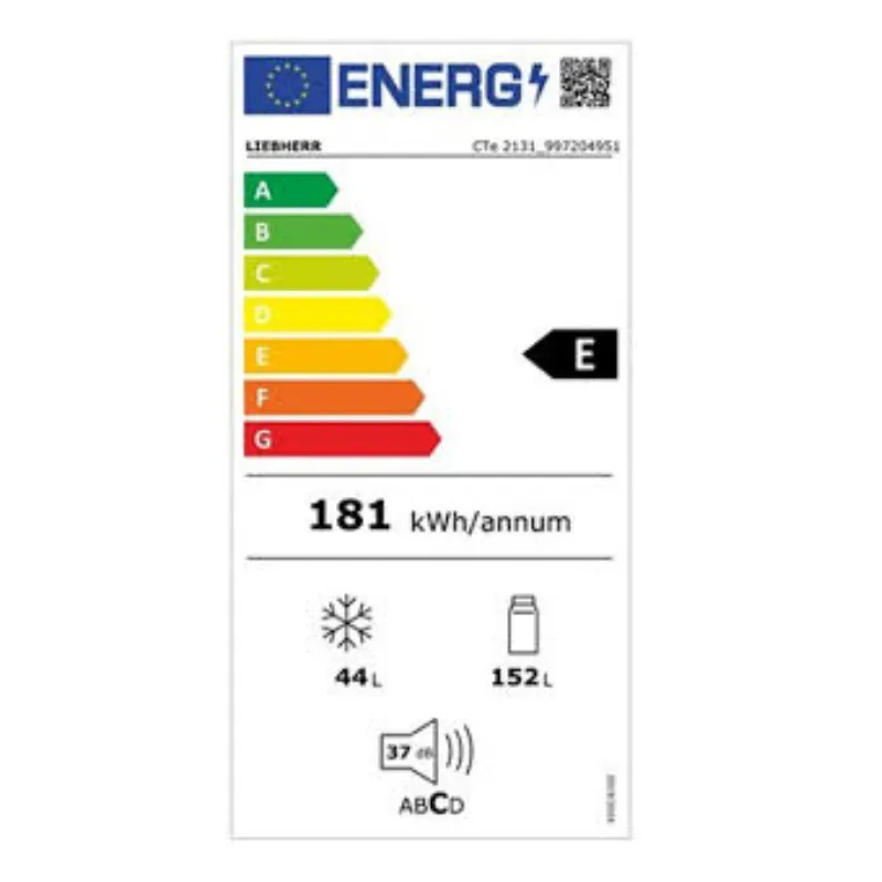 Frigo Liebherr - Cte2131 - Congélateur dessus - Blanc - Garantie 10 ans (2).webp