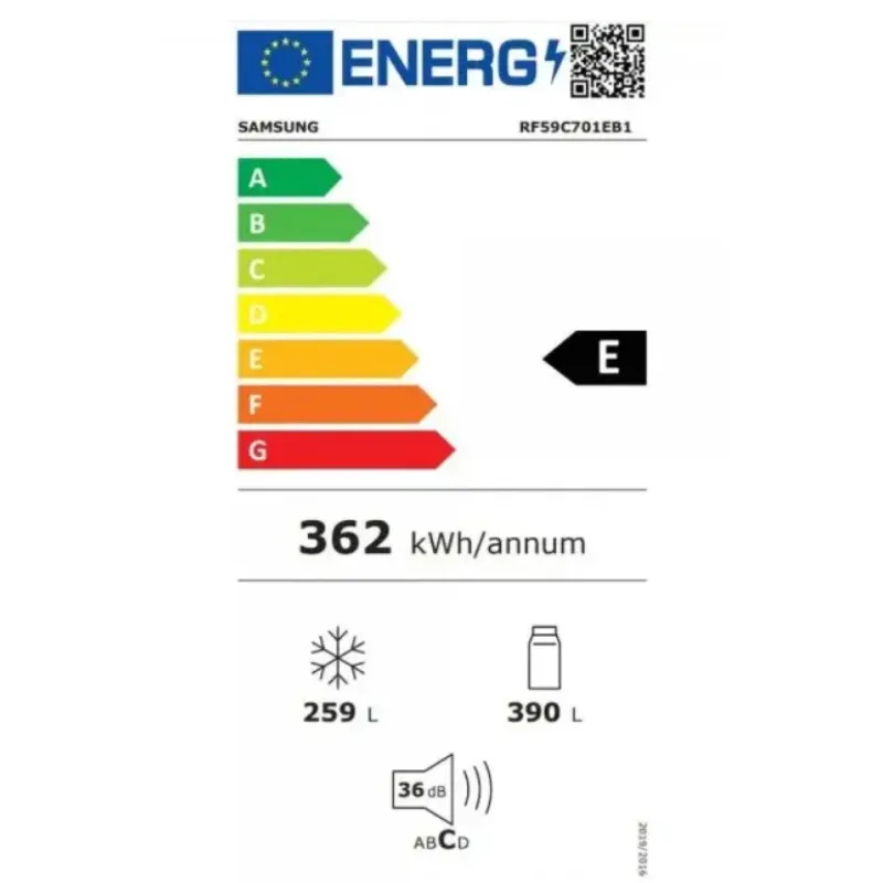 Frigo américain samsung RF59C701EB1 - Couleur  Black inox.webp