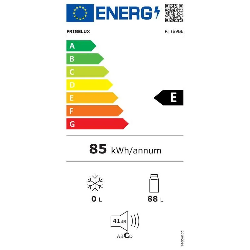 Frigo de table frigelux - RTT89BE - 88 Litres - Classe énergétique E (1).webp