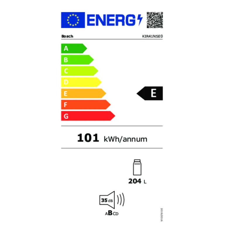 Réfrigérateur - encastrable - Bosch - KIR41NSE0 - Classe énergétique E (1).webp