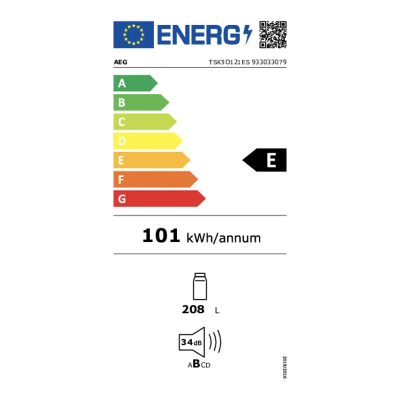 Réfrigérateur - encastrable - AEG -TSK50121ES - Classe énergétique E.webp