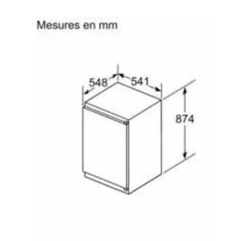 Réfrigérateur - encastrable - Bosch - KIL22NSEO.webp