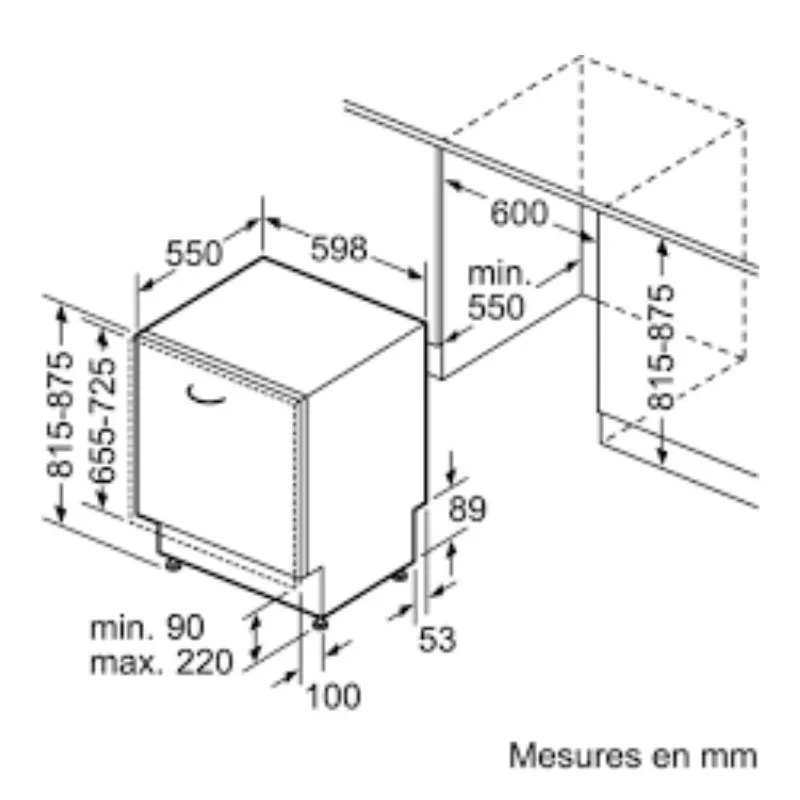 Lave vaisselle - full intégrable - Classe énergétique E - 12 couverts  (1).webp