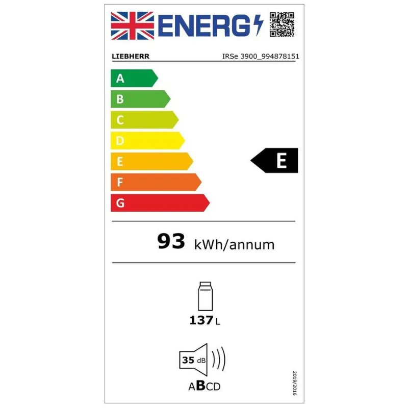 Frigo - encastrable - Liebherr - IRSE3900 - classe énergétique E - garantie 10 ans - zincq - Wasmuel (3).webp