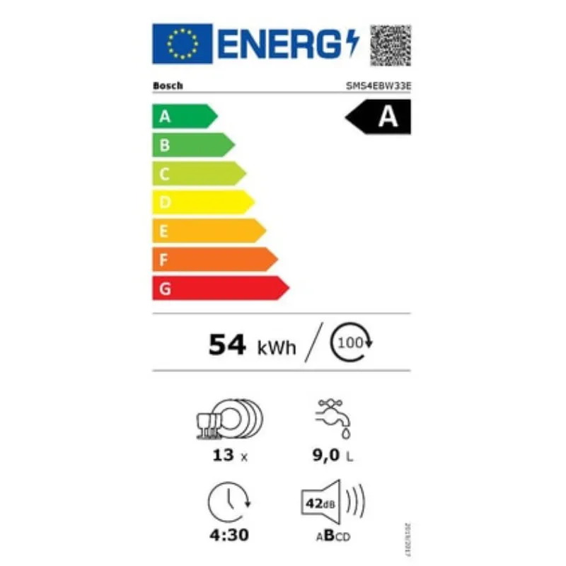 Lave vaisselle Bosch Exclusiv SMS4EBW33E garantie 5 ans .webp