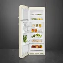 frigo Smeg - design année 50 - avec congélateur -  Créme-FAB30LCR6-Classe énergétique C - charnières Gauche (1).webp