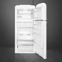 frigo Smeg - design année 50 - avec congélateur -Blanc - FAB50RWH5-Classe énergétique E - charnières droites (1).webp
