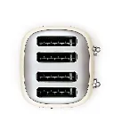Grille pain - smeg - année 50 - 4 tranches - couleur crème - TSF03CREU (2).webp