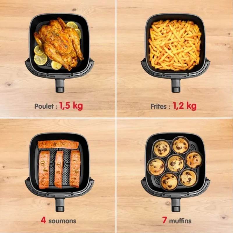 Airfryer - Moulinex - Ecochèques - EZ24ELF0 - petit ménager - vert - friteuse sans huile - ecodesign (3).webp