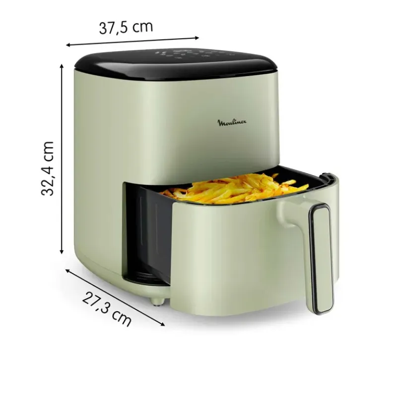 Airfryer - Moulinex - Ecochèques - EZ24ELF0 - petit ménager - vert - friteuse sans huile - ecodesign (2).webp