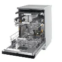 Lave vaisselle - Whirlpool  - Couleur Inox - Classe énergétique C -Départ différé -  15 couverts - pose libre - W7FHS41X- avec tiroirs à couverts.webp