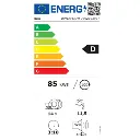 Lave vaisselle - Beko - Couleur Blanc - 47dB - avec bouton - Classe énergétique D -Départ différé - 14 couverts - pose libre - DVN06430W.webp
