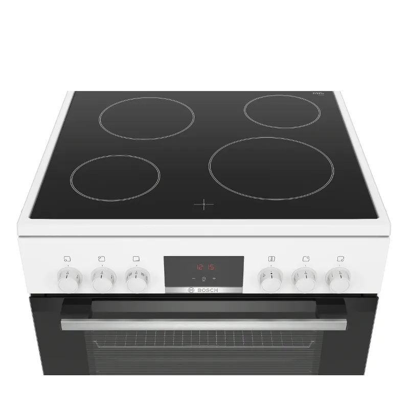 Cuisinière - Bosch - HKN31A020U - Couleur blanc - vitrocéramique - classe énergétique A - minuterie (1).webp