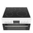Cuisinière - Bosch - HKN31A020U - Couleur blanc - vitrocéramique - classe énergétique A - minuterie (1).webp