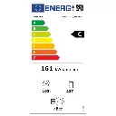 Frigo - combiné - congélateur dessous - couleur inox - Classe énergétique C - CNSDC5203 - Garantie 10 ans - fabrication allemande - no frost (1).webp
