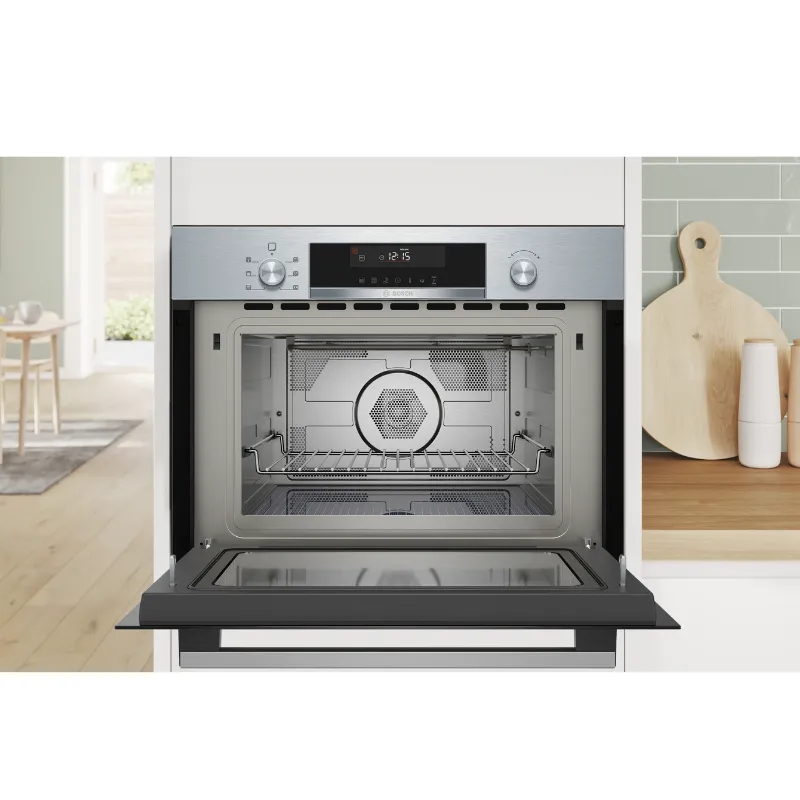Micro-onde - encastrable - Bosch - CMA585GS1 - avec chaleur tournante - grill - Couleur inox - minuterie .webp