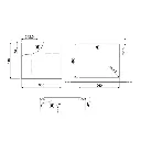 60 cm -pas cher - vitrocéramique - 4 zones - promotion -  smeg - SE264TD2 .webp