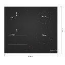 60 cm - noir mat - pas de griffe - perfect fry - PVS61AHC1E - induction - flex - nouveauté  (1).webp