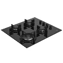 60 cm - verre noir  - beko - table de cuisson- taque - 4 zones - bouton  - sécurité thermocouple.webp