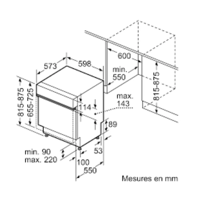 Lave vaisselle -intégrable - Siemens - Sn53ES25CE - extraklasse - garantie 5 ans -qualité allemande .webp