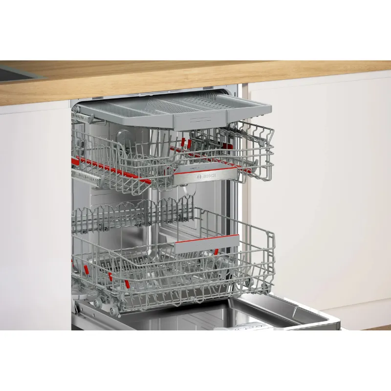 Lave vaisselle -intégrable - Bosch - Classe énergétique A  - avec bandeau - 14 couverts - inox - Qualité allemande - programme rapide - promo lave vaisselle - tiroir à couverts .webp
