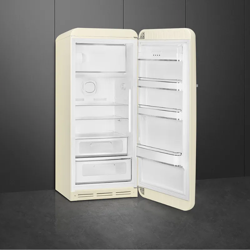 Frigo - Smeg - Année 50 - Créme - fab28rcr6 - Classe énergétique C - avec surgélateur.webp