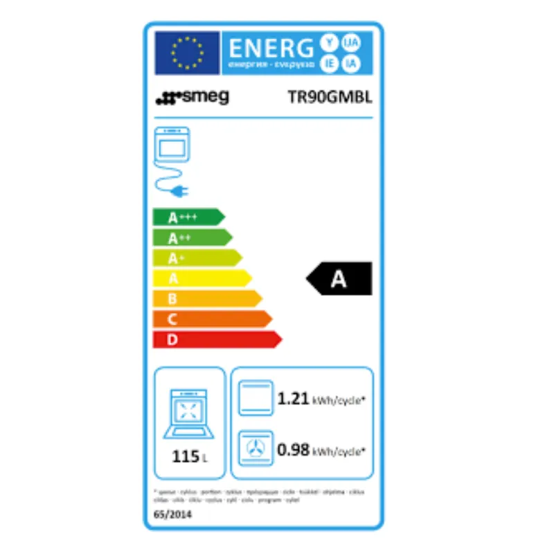 tr90gmbl - TR90GMBL - Classe énergétique A - Cuisinière - Victoria - couleur noir.webp