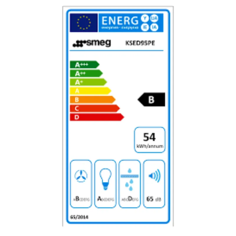 Hotte - smeg - KSED95PE - Crème - Hotte murale - 3 filtres lavables (1).webp