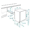 Lave vaisselle - full intégrable - beko - BDIN14320 - Classe énergétique E - départ différé.webp