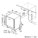 Lave vaisselle - full intégrable -Siemens - extraklasse - SN63HX09UE - Classe énergétique C - 13 couverts - garantie 5 ans .webp