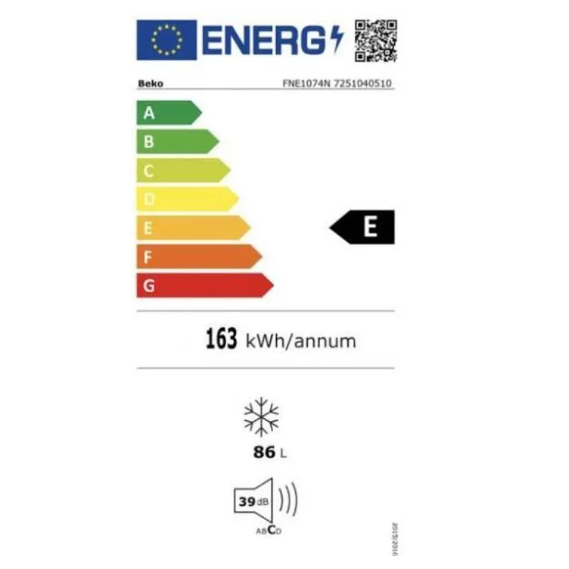 Congélateur - table - beko - no Frost - Classe énergétique E -couleur blanc - 3 tiroirs   (1).webp