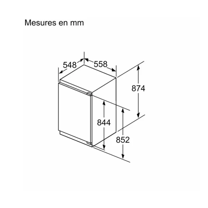 Frigo - encastrables - réfrigérateur - Siemens - Classe énergétique D  - 136 litres .webp