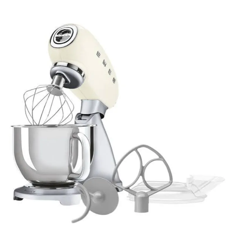 Robot - smeg - Créme - Robot sur socle  - SMF04creu  .webp