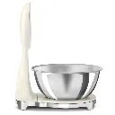 Balance de cuisine numérique - analogique - smeg - KSF01CRWW- Créme - bol en inox.webp