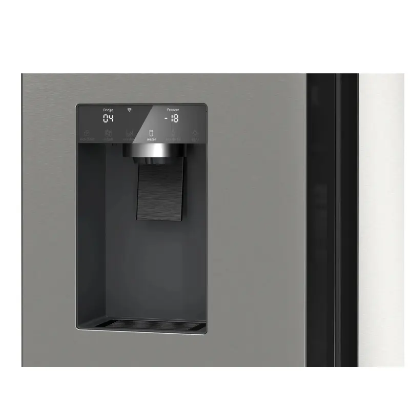 Frigo americain - Bosch - couleur inox - Classe énergétique E - KFD96APEA -4 portes -Distributeur de glacons & eau - 574 Litres  (2).webp
