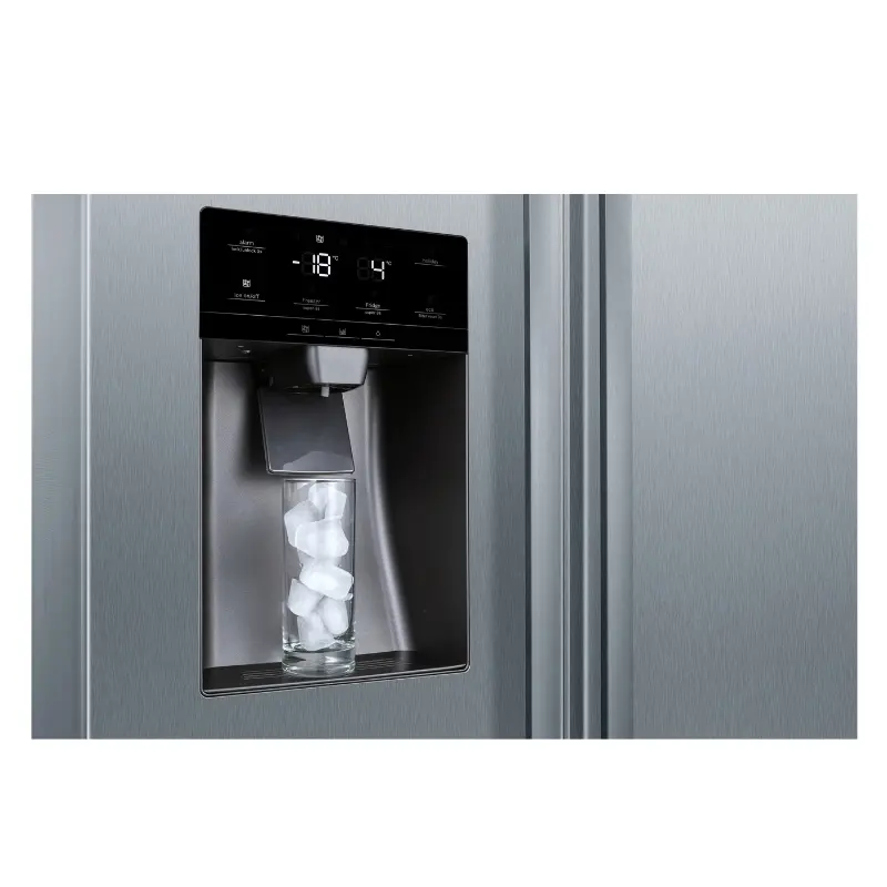 Frigo americain - Bosch - couleur inox - Classe énergétique D - KAD93AIDP - 2 portes -Distributeur de glaçons & eau - 562 Litres (2).webp