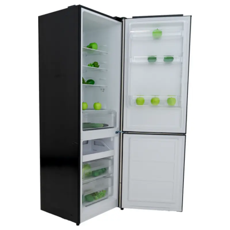 Frigo - exquisit - KGC295 - couleur noir - classe énergétique E - frigo combiné.webp