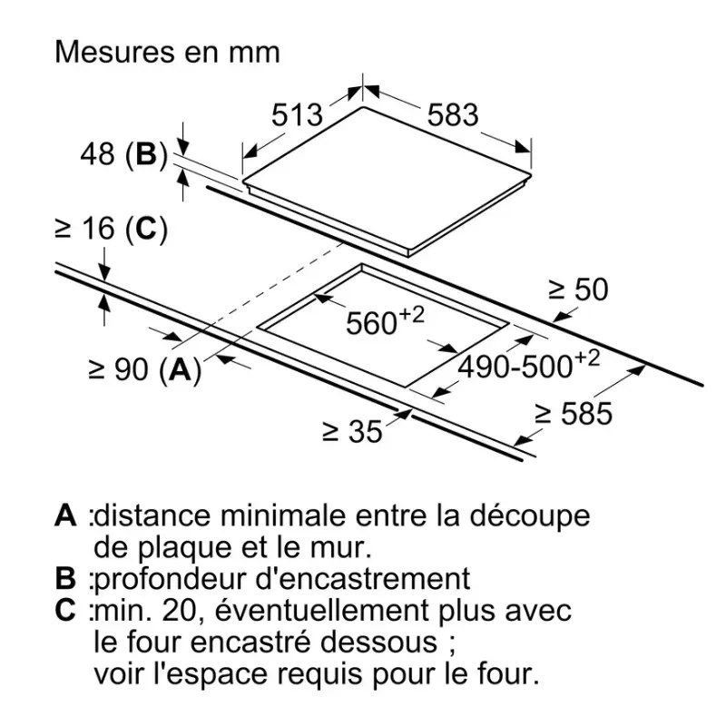 Table de cuisson - taque - vitrocéramique - siemens - ET645CEA1A - avec bouton (1).webp