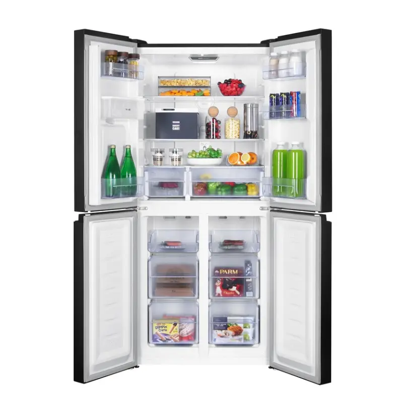 frigo americain- distributeur d'eau- Frilec - garantie 5 ans - couleur noir - 4 portes .webp
