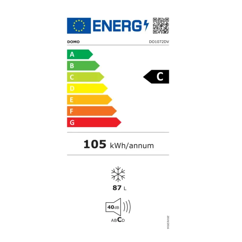 Congélateur - Domo - DO1072DV - classe énergétique C - modèle de table - 87 litres .webp