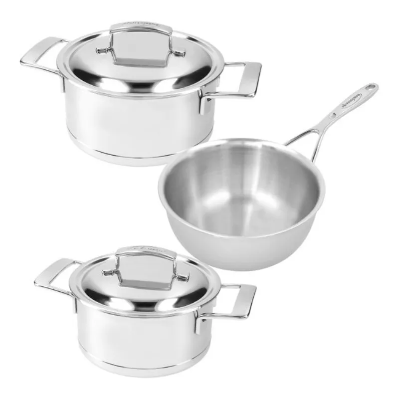 [SET60903] Demeyere Silver 7 Set de casseroles, 3-pces